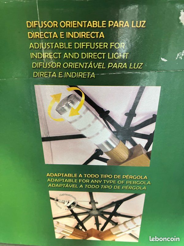Rampe d’éclairage pour parasol neuf (image 2)