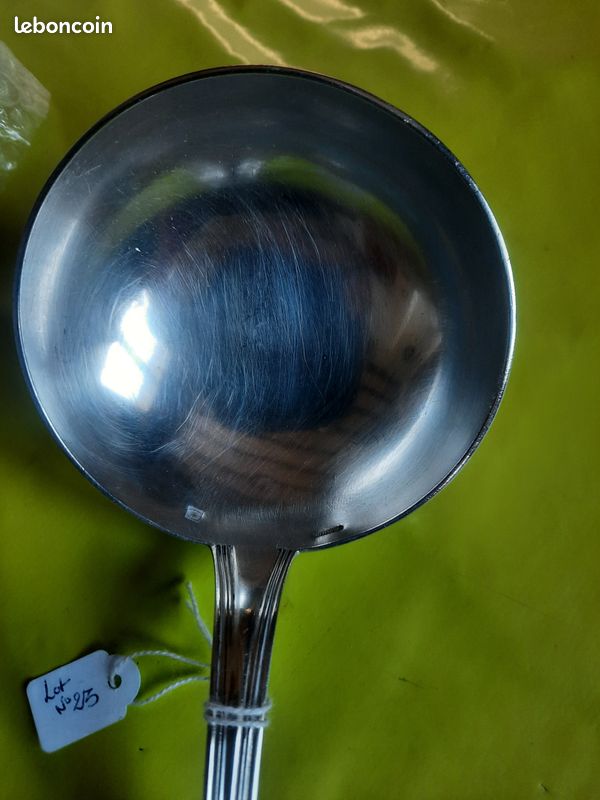 Louche En Métal Argenté – Modèle Classique Sans Marque – Parfaite Pour Cuisine Rétro