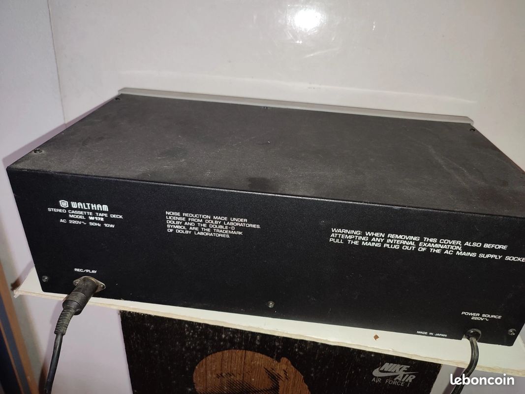 Lecteur Cassette Waltham – Vintage – Occasion Fonctionnel