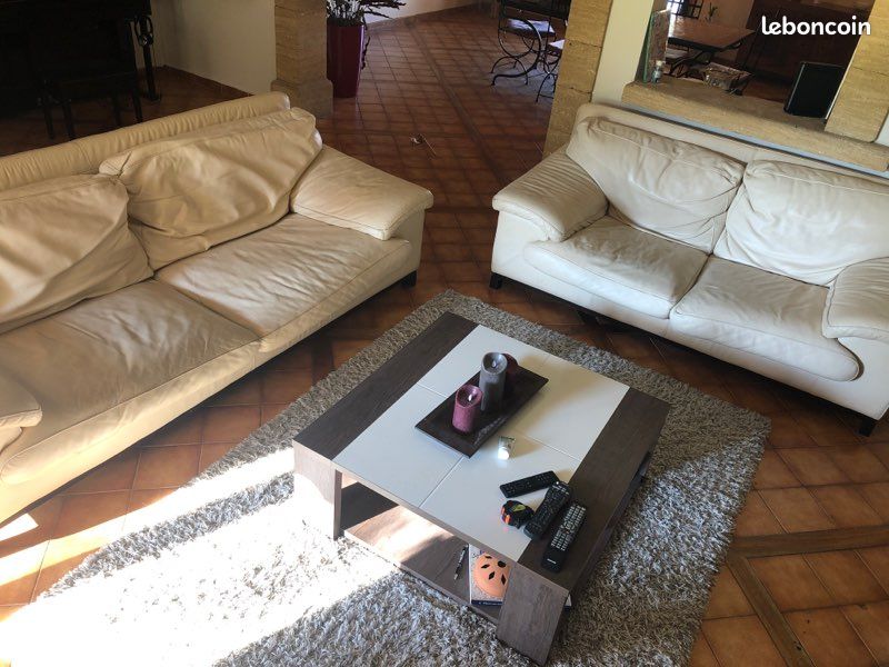 2 Canapés en cuir (image 1)