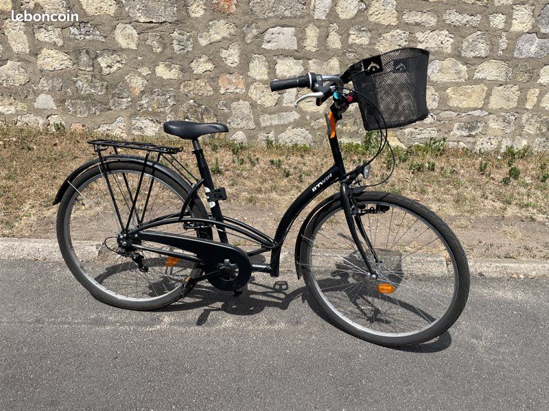 Bici Elops 520 Btwin Velo Btwin Decathlon Elops City Bike Elops