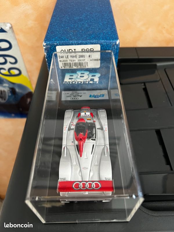 BBR 1/43 Audi R8R Gulf Team Johansson #4 - Le Mans 2001 (BG226) Occasion