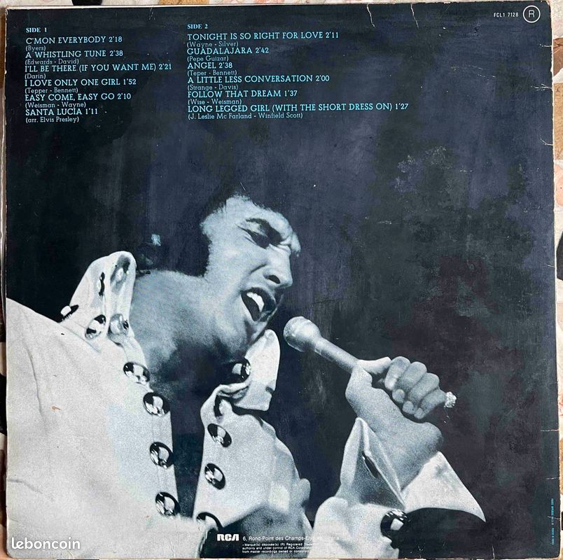 ♥🎼33t🇺🇸 ✦ Elvis Presley (C'Mon Everybody) ✹ 1975 (image 2)