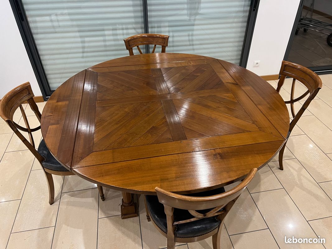 Table René TROTEL en merisier massif (image 4)