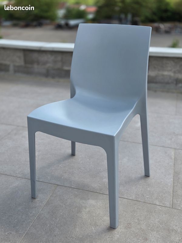 Lot chaises de jardin polypropylène (image 2)