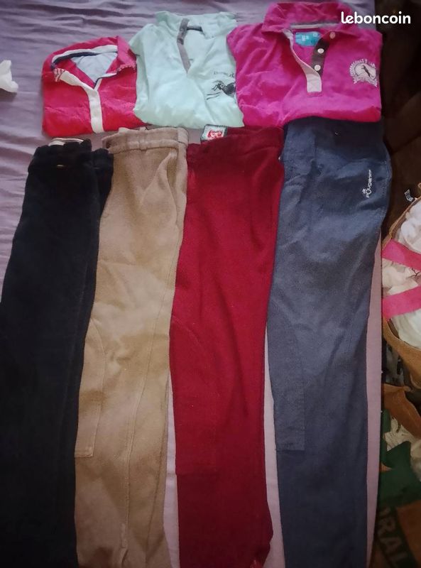 Lot vêtements équitation 12 ans (image 1)