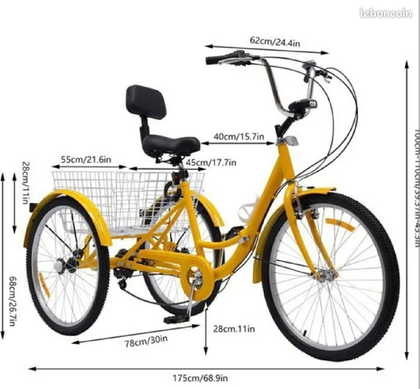 Vélo 3 roues neuf (image 2)