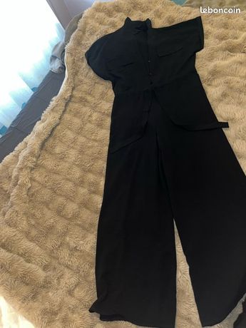 Combishort Zara Femme Vert à Pois - Taille S (36) - Occasion Très Bon état