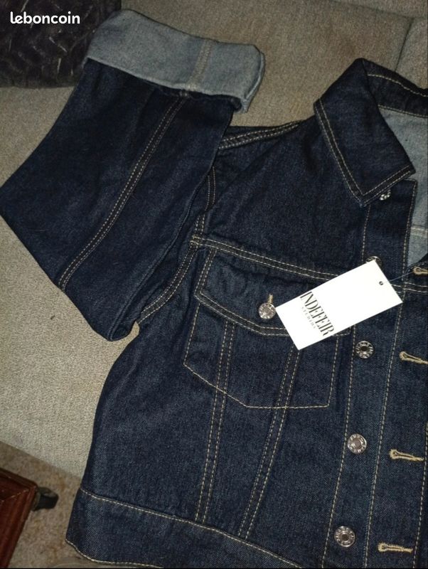 Veste en jean XS neuve (image 1)