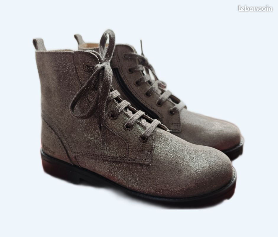 Bottes Kickers Kickers Fille Pointure 34 Kickers GROOROCK Noir