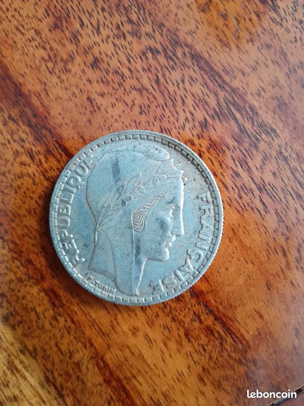 Pièce 20 francs Argent Turin 1933 (image 2)