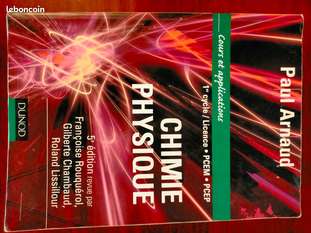 Livre Physique Chimie Paul Arnaud (image 1)