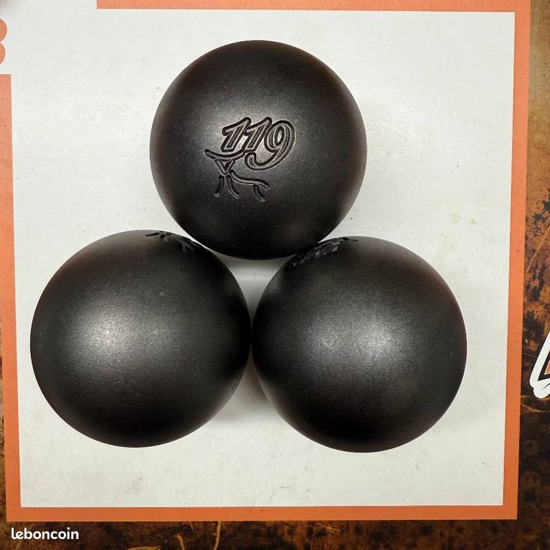 3 Boules De Pétanque Compétition Obut TORONTO PETANK 119 - En Acier - Fabriquées En France - Occasion