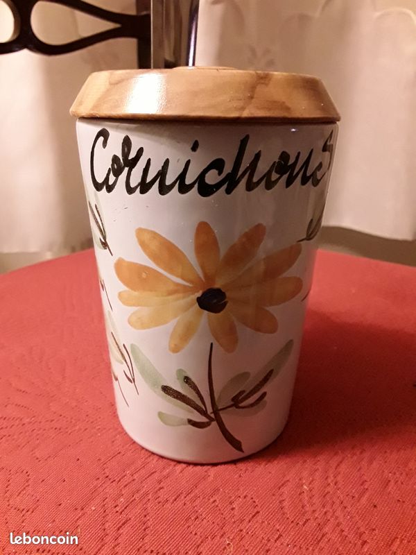 Pot à cornichon avec pince (sab94320 ) (image 2)
