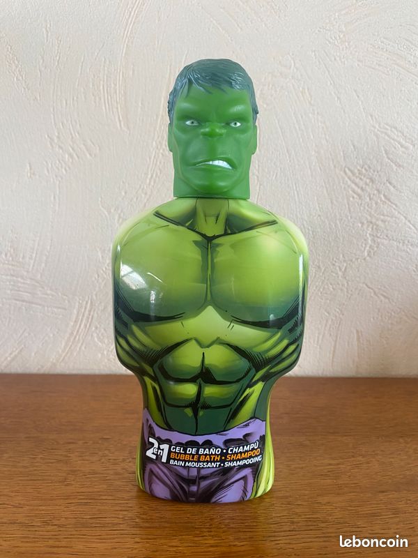 Figurine articuléée + bouteille bain moussant vide "Hulk" (image 8)
