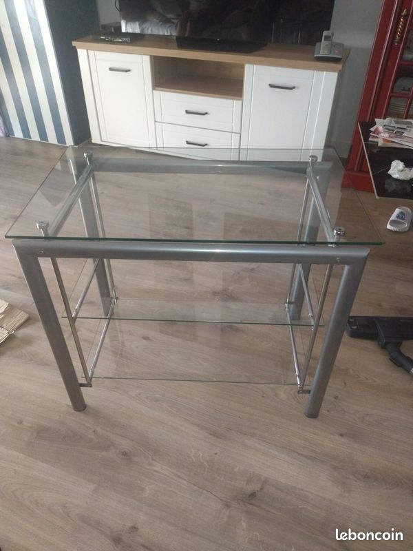 Meuble TV en verre (image 1)