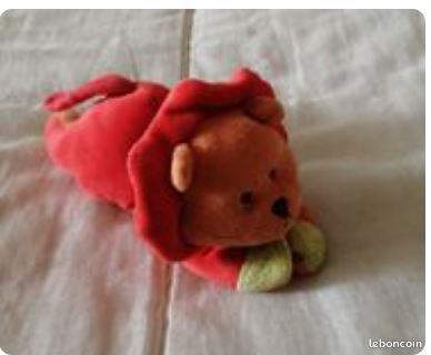 Doudou lapin rose, peluches (paris), tapis éveil avec arceau (image 10)