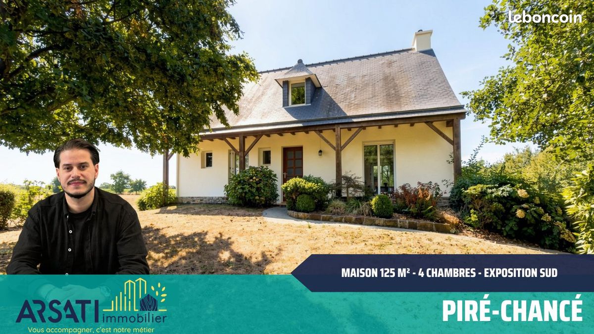 Maison 6 pièces 124 m² · à Piré-Chancé · 124 m² · 269 900 €