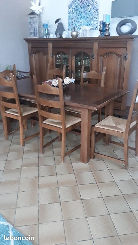 Salle a manger complète Living Confiturier Tale et 6 chaises (image 1)