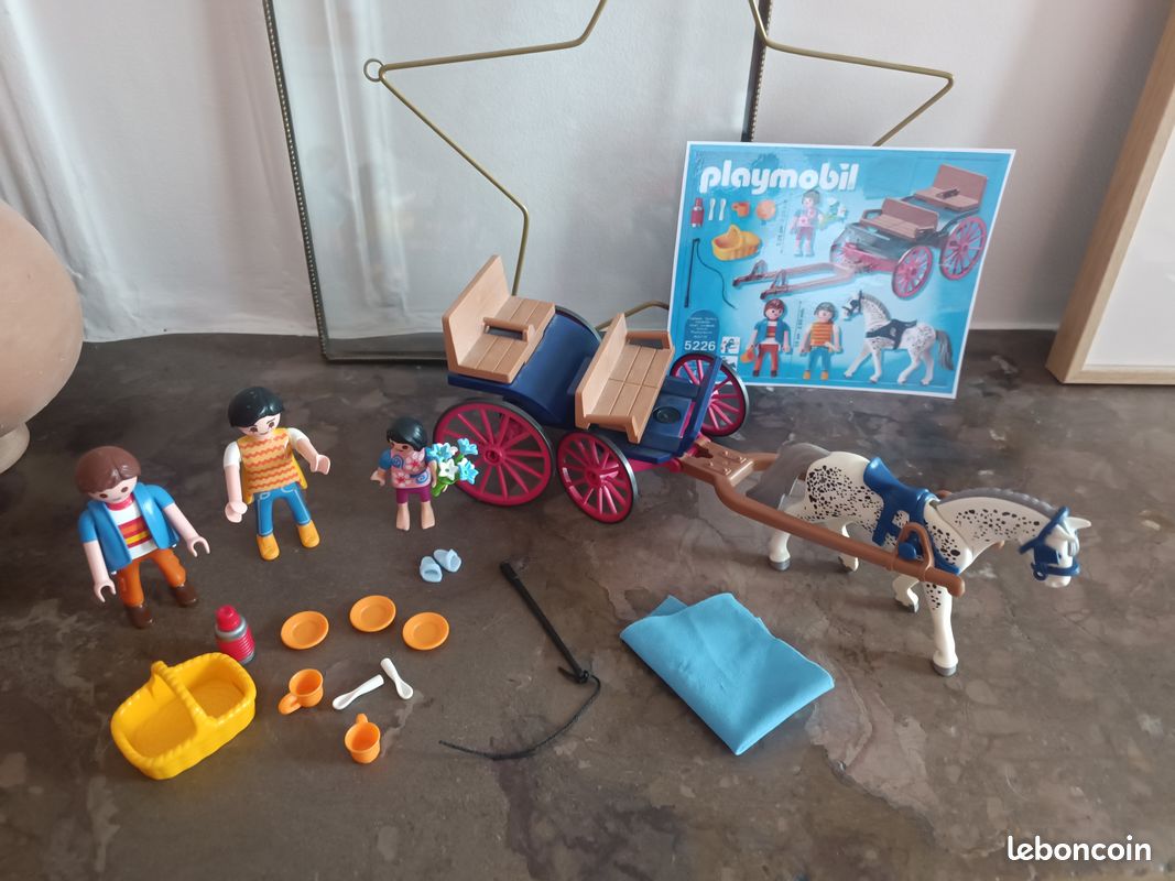 Base Calèche Playmobil 5226 – Univers équestre Et Ferme – Occasion