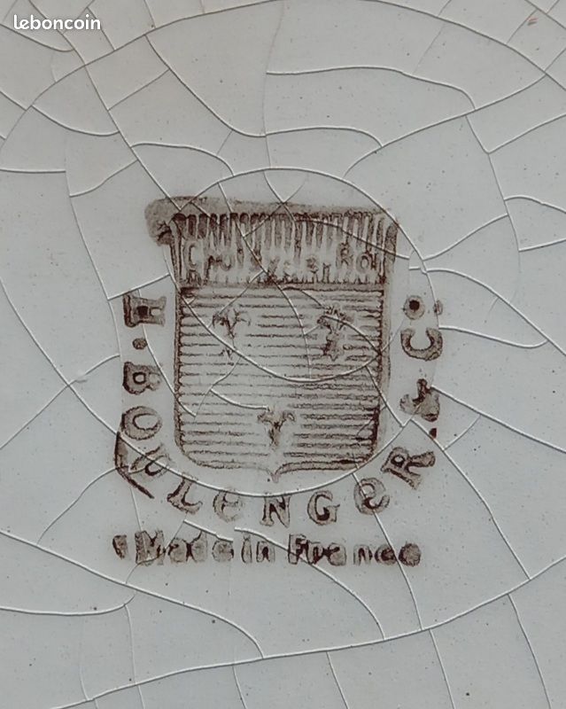 Ancienne céramique majolique Choisy le roi 1930 (image 6)