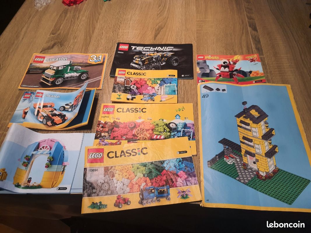 Notice et boîte lego vide (image 1)