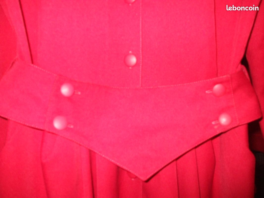 Robe rouge/carmin vintage t/40 (image 4)