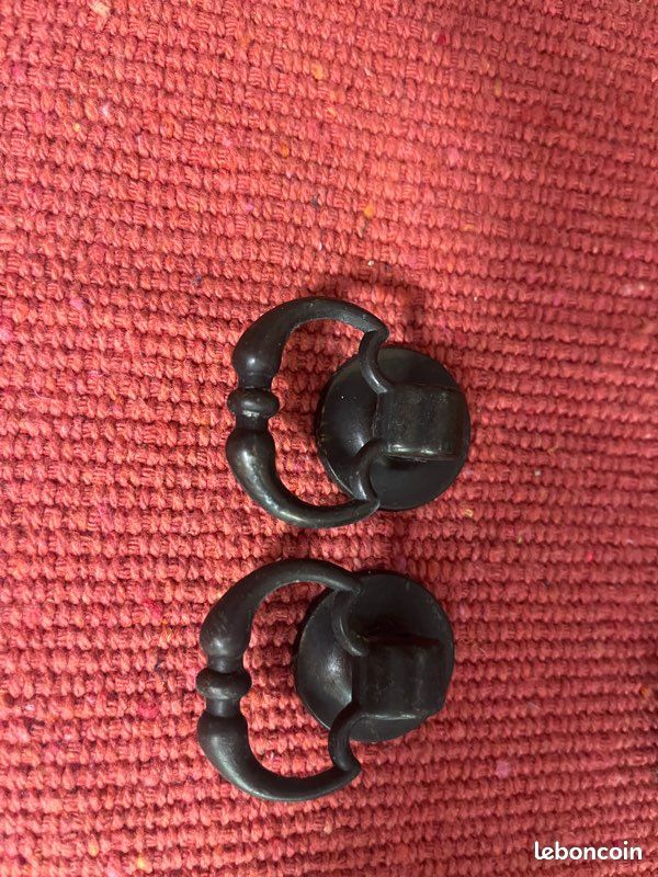 Quincaillerie d'ameublement, boutons de meuble et pièces électriques anciennes, idéal pour relooking de meubles, restauration ou décoration style industriel/brocante (image 8)