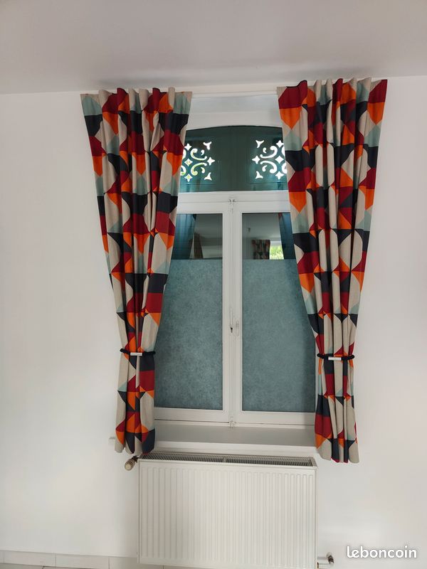 Rideau phonique (acoustique) sur-mesure pour fenêtre (image 1)