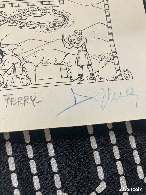 Planche originale FERRY bd ian kadeline journal de Tintin (image 4)