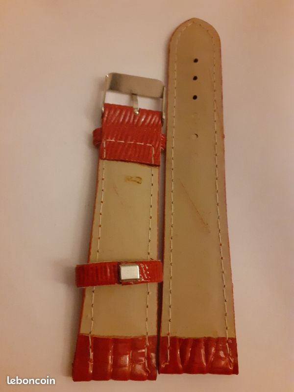 Bracelet montre cuir 20 mm (image 2)