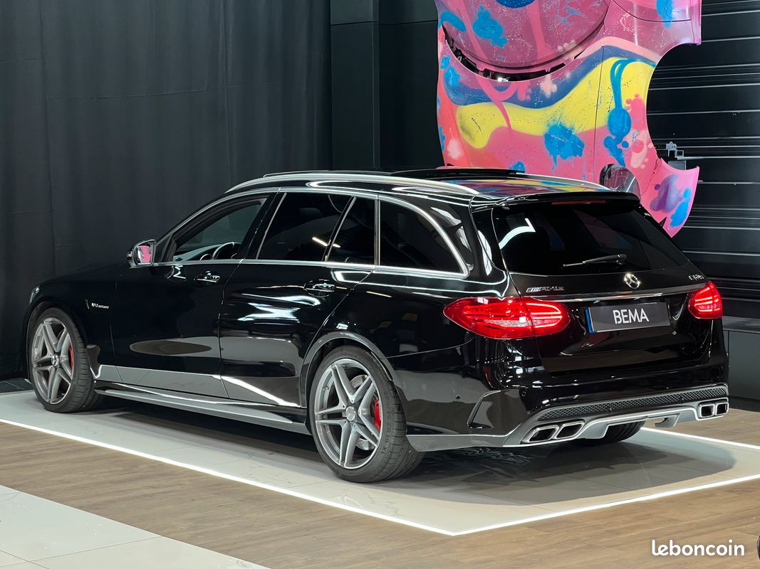 MERCEDES-BENZ C63S AMG Break V8 4.0 510cv | Toit ouvrant | Échappement sport | Pack carbone | (image 7)