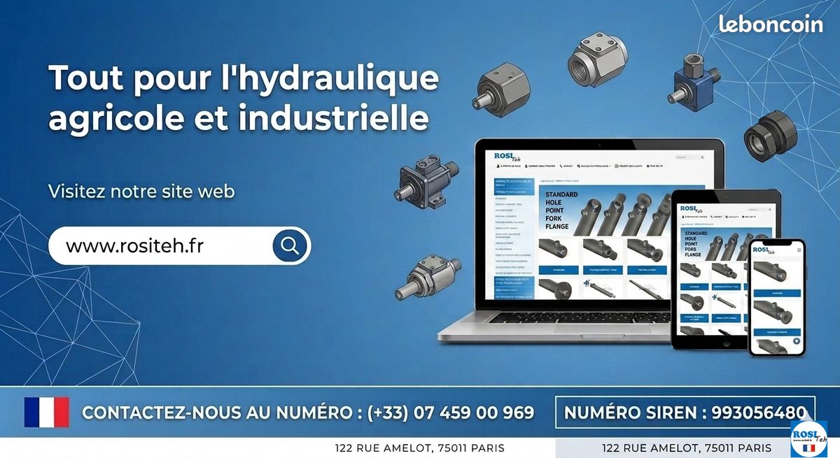 Distributeur hydraulique électrique 12V/24V 50-80 L/min (Livraison) (image 5)