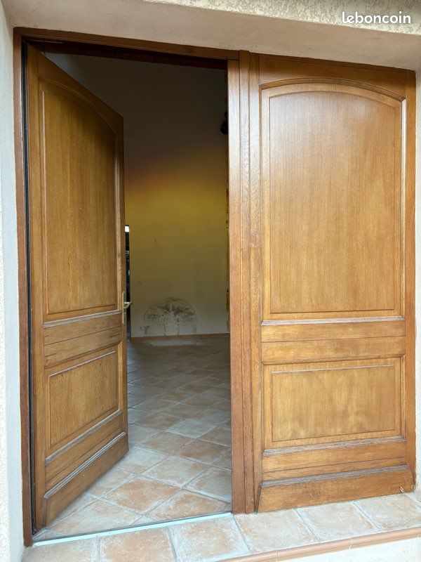 Porte d’entrée en chêne massif (image 3)
