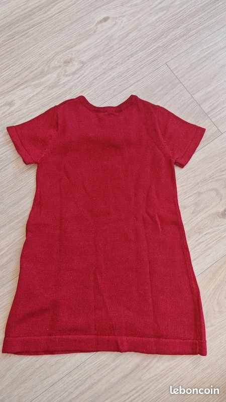 Robe Rouge brillant H&M 1/2ans (image 3)