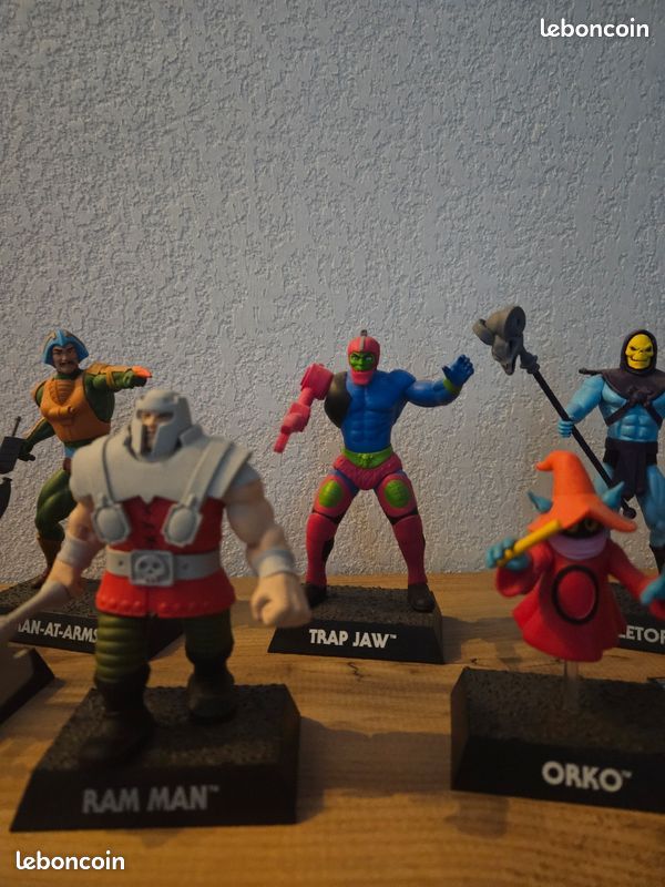 lot de 8 figurines musclor les maitres de l'univers masters