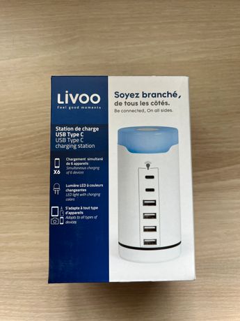 Livoo Station de charge USB TEA186