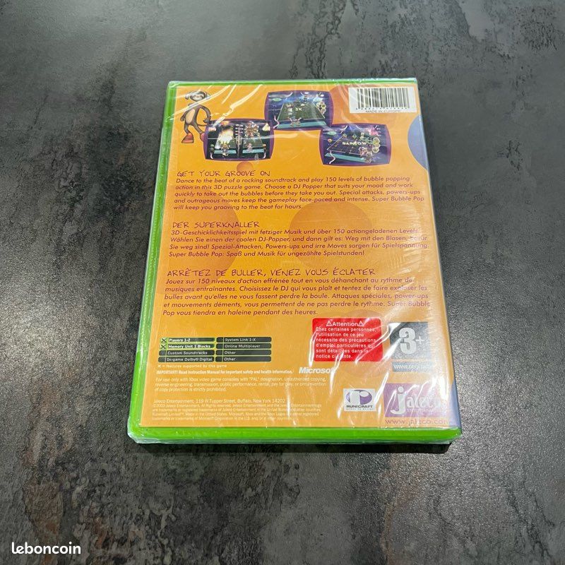 Jeu SUPER BUBBLE POP Pour Xbox - Version Française PAL - Très Bon état