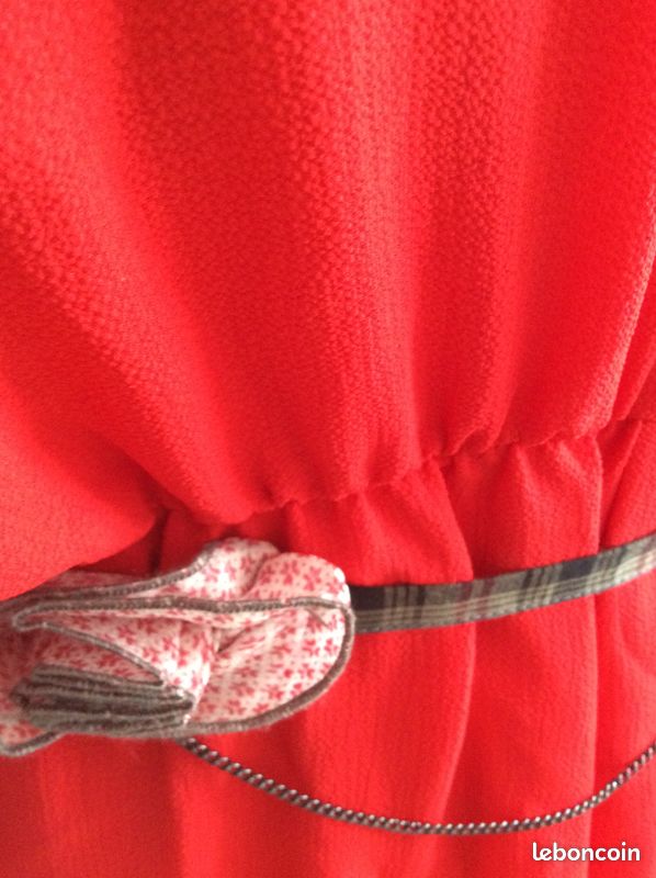 Ceinture fantaisie tissu écossais Cop Copine Neuf (image 1)