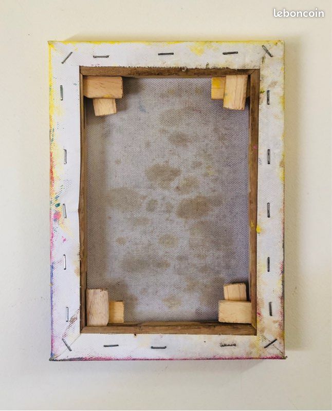 Tableau abstrait huile (image 5)