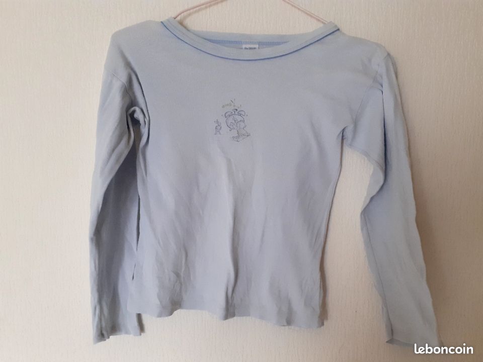Maillot de corps bleu 8 ans (image 1)