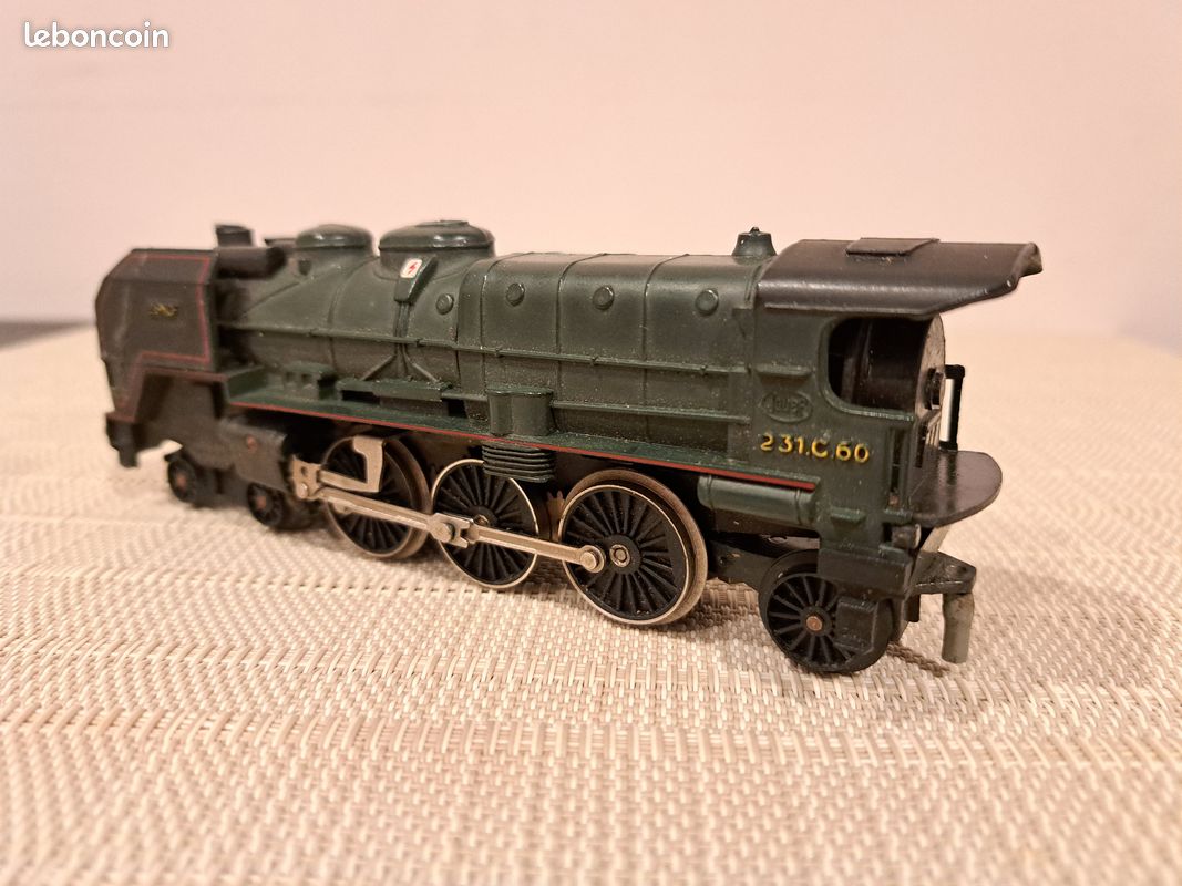 JOUEF HO locomotive à vapeur 231 C 60 Tender 35-60 marron # 835 E SNCF saucisson
