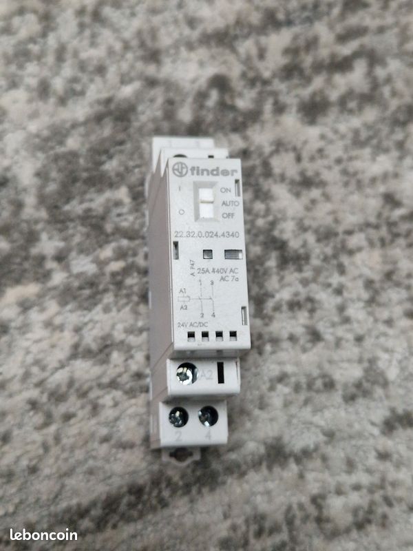 Finder Modular contactor 4NO 25A 230V ac/dc - acheter sur