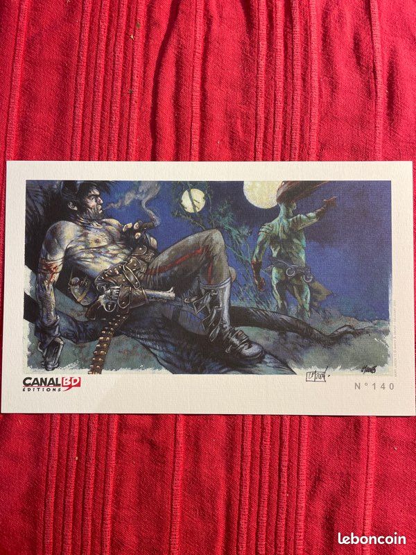 Bd ex libris Mort Linden de Marty Canal Bd numéro 140 signé (image 1)