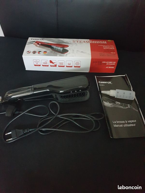 Lisseur pour cheveux à vapeur Steambrush cenocco (image 1)