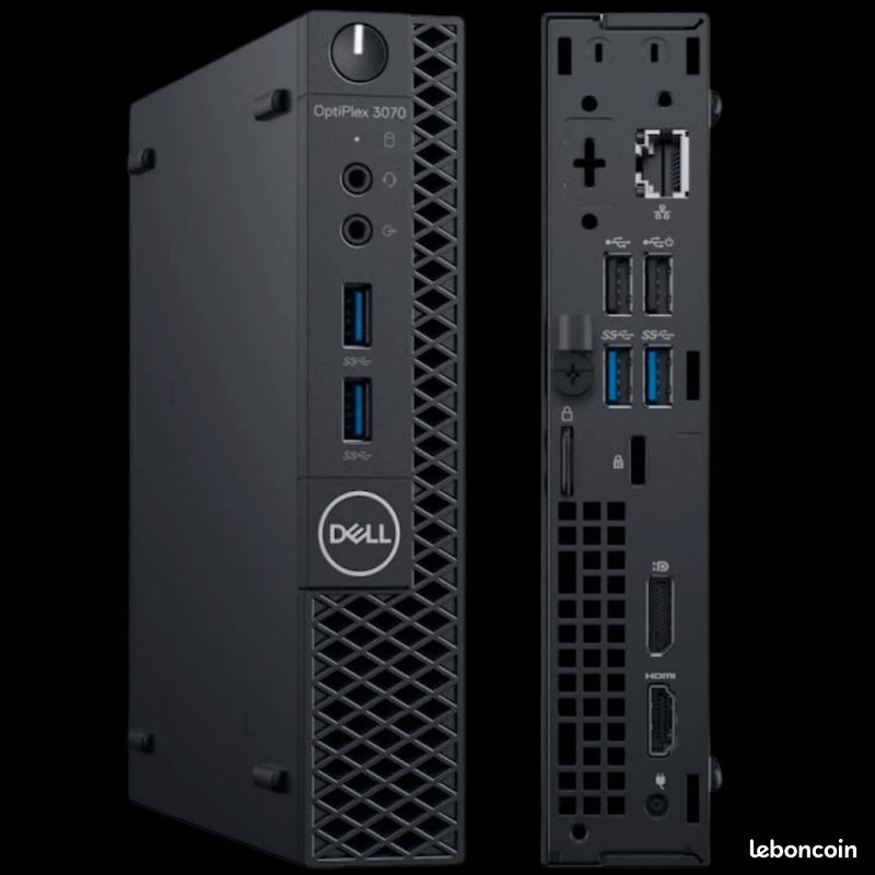 💻 Dell Optiplex 3070 Micro | i3-9100T | SSD 256Go | WiFi | 8Go ou 16Go | W11 pro (image 1)