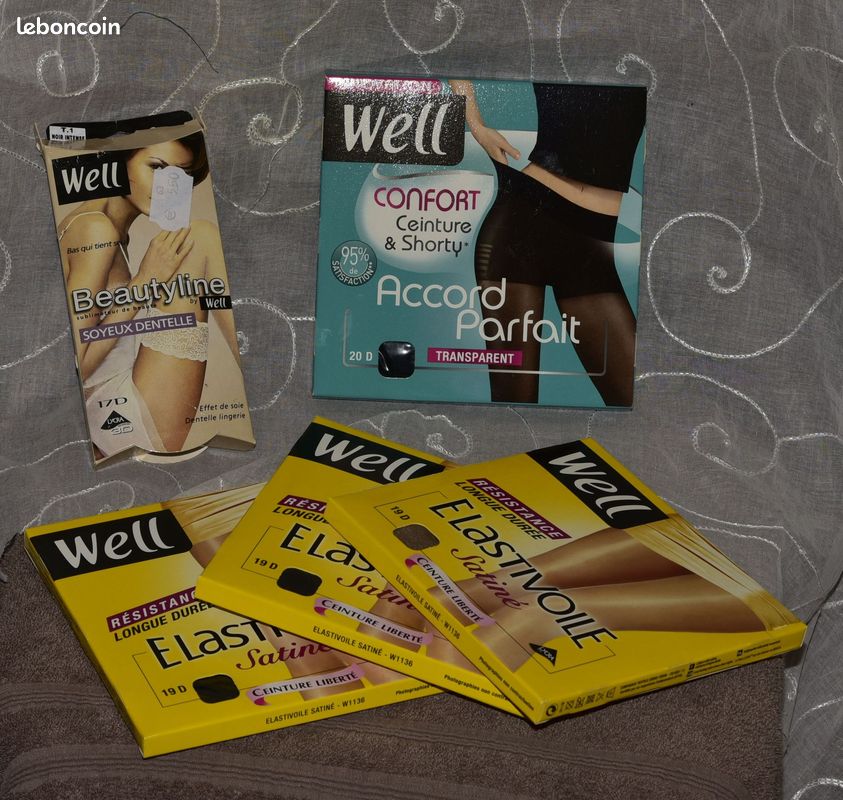 5 Collants et une paire de bas marque Well taille 1 (image 1)
