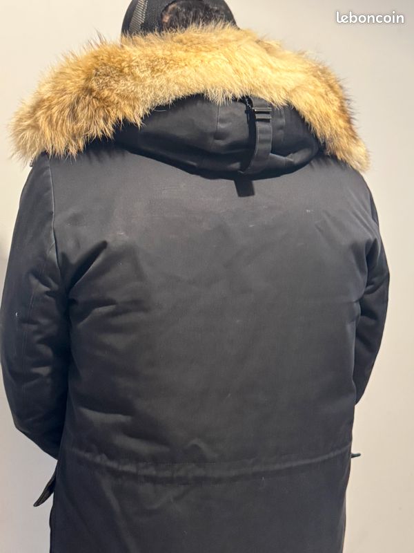 GANT - Manteau long rembourré à capuche - Noir