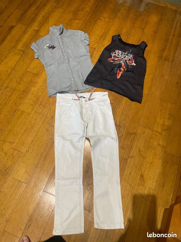 Lot De 14 Vêtements Femme/fille Taille S/36, Robes, Débardeurs, Jean, Tee-shirts - Occasion Très Bon état