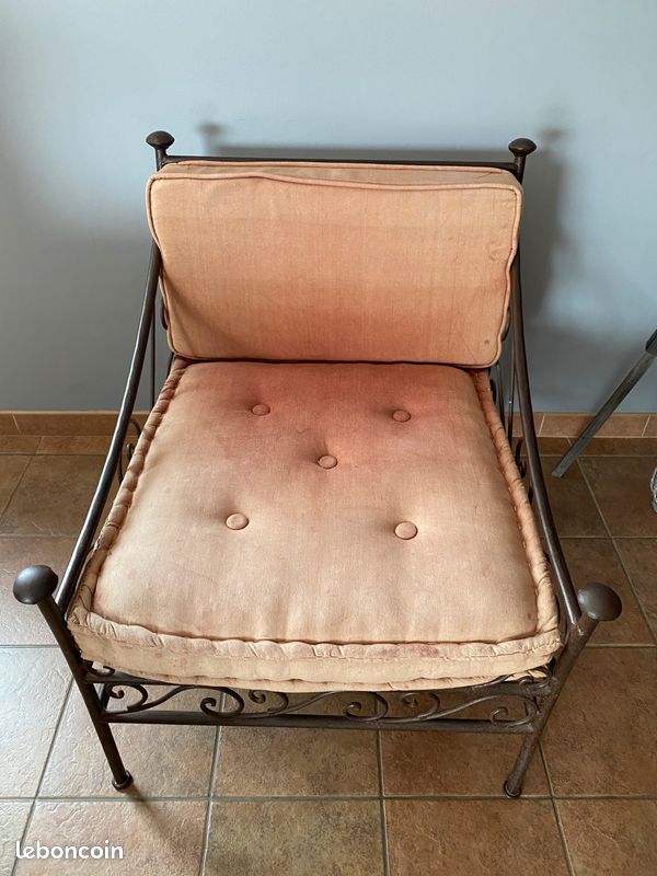 Fauteuil en fer Forgé (image 2)